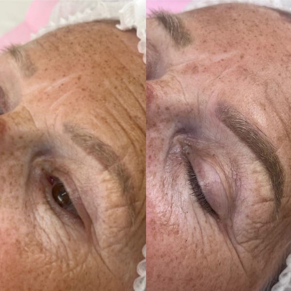 Powder Brows result at The PMU Clinic